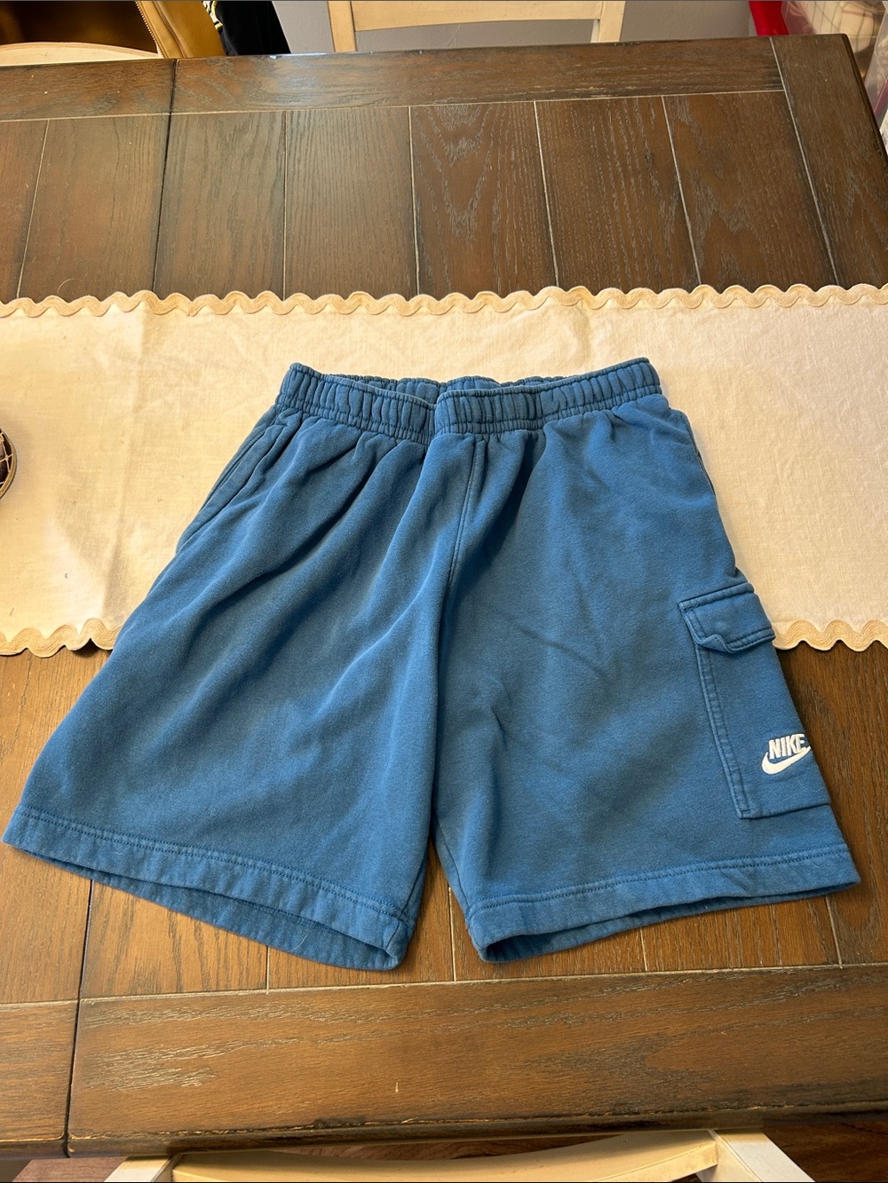 Nike Navy Blue Cargo Sweat Shorts
